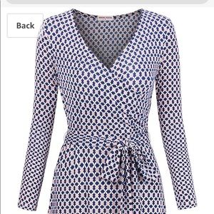 Wrap dress size large 12-14.